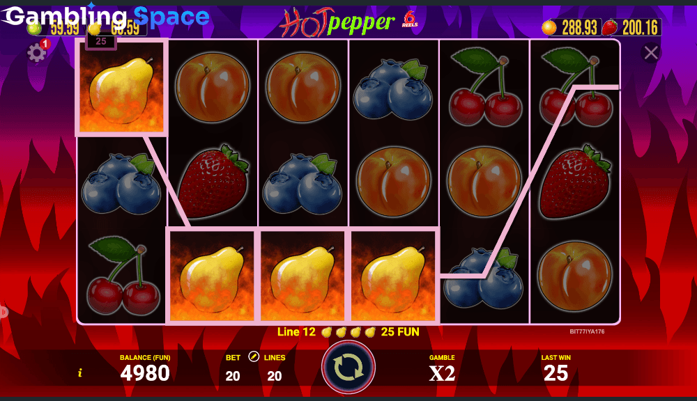Hot Pepper 6 Reels – Screenshot 3