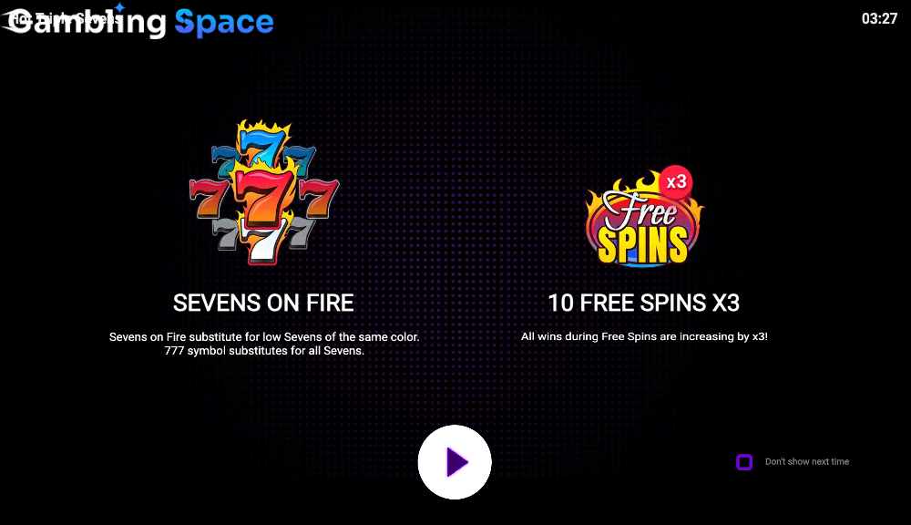 Hot Triple Sevens – Screenshot 1