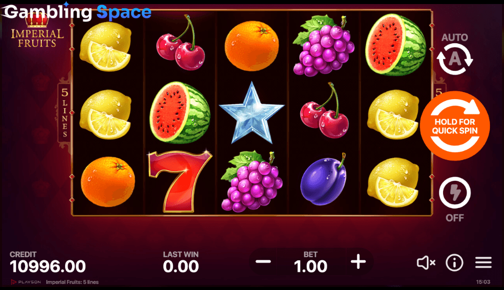 Imperial Fruits: 5 Lines – Screenshot 6