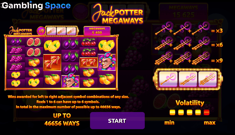 Jack Potter Megaways – Screenshot 1