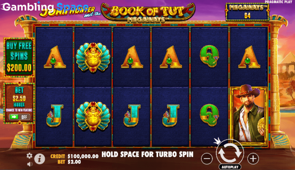 John Hunter and the Book of Tut Megaways – Screenshot 2