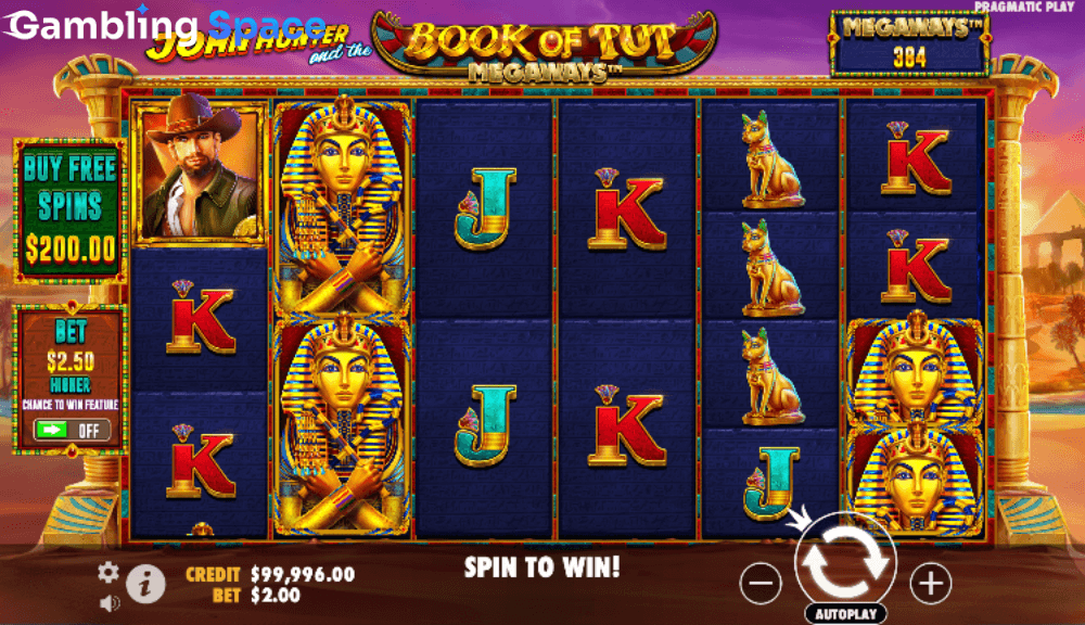 John Hunter and the Book of Tut Megaways – Screenshot 4