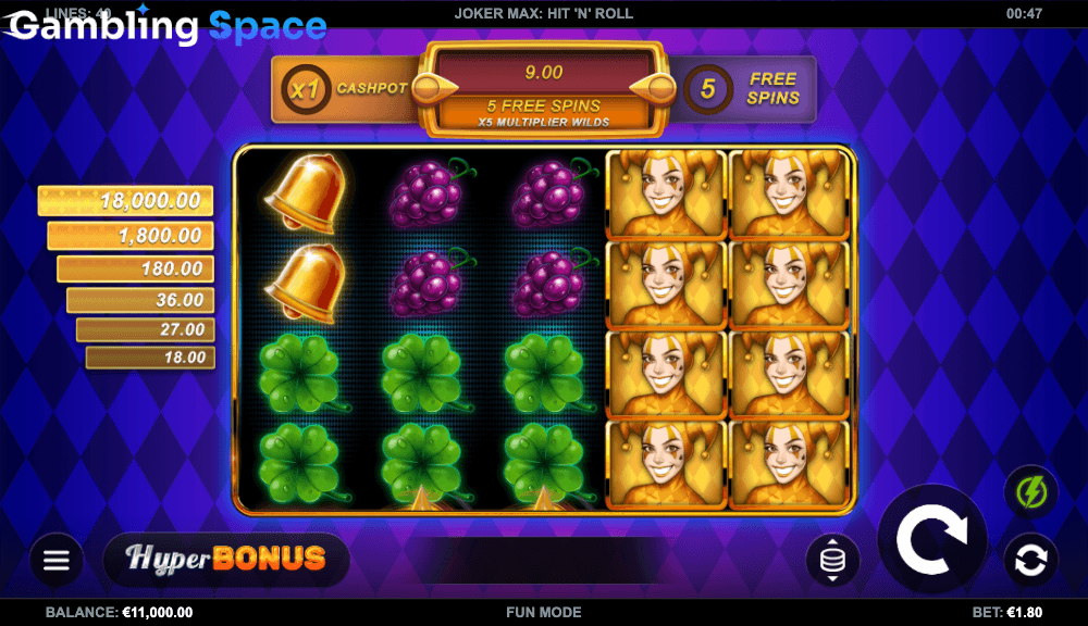 Joker Max Hit 'n' Roll – Screenshot 2