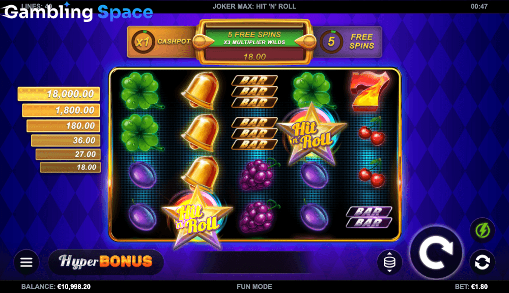 Joker Max Hit 'n' Roll – Screenshot 3