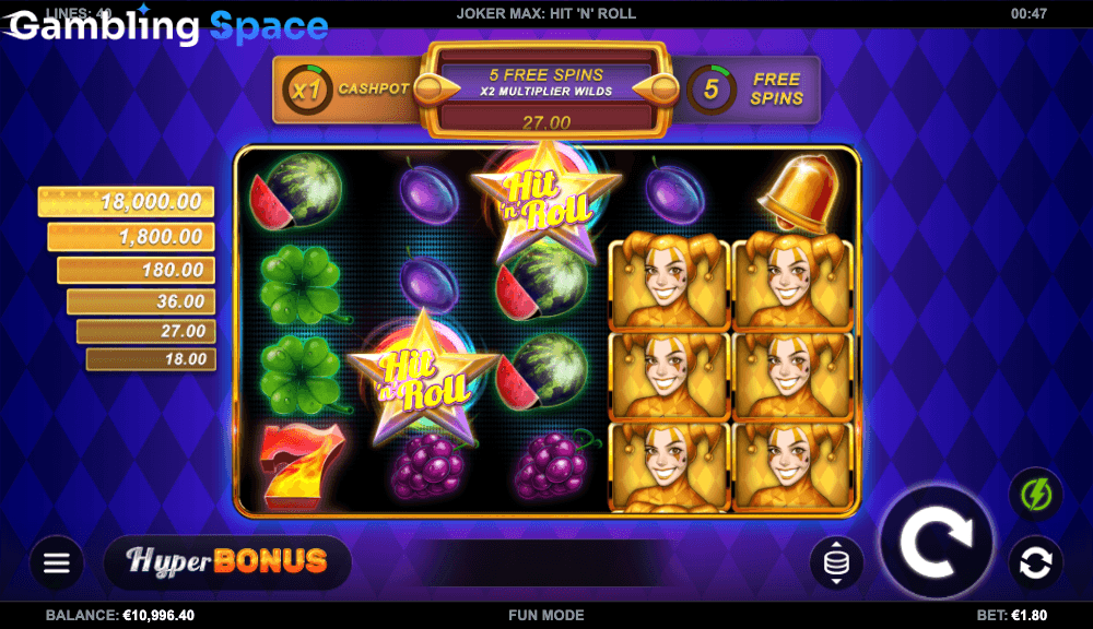 Joker Max Hit 'n' Roll – Screenshot 4