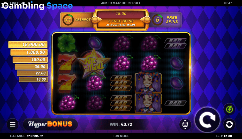 Joker Max Hit 'n' Roll – Screenshot 5