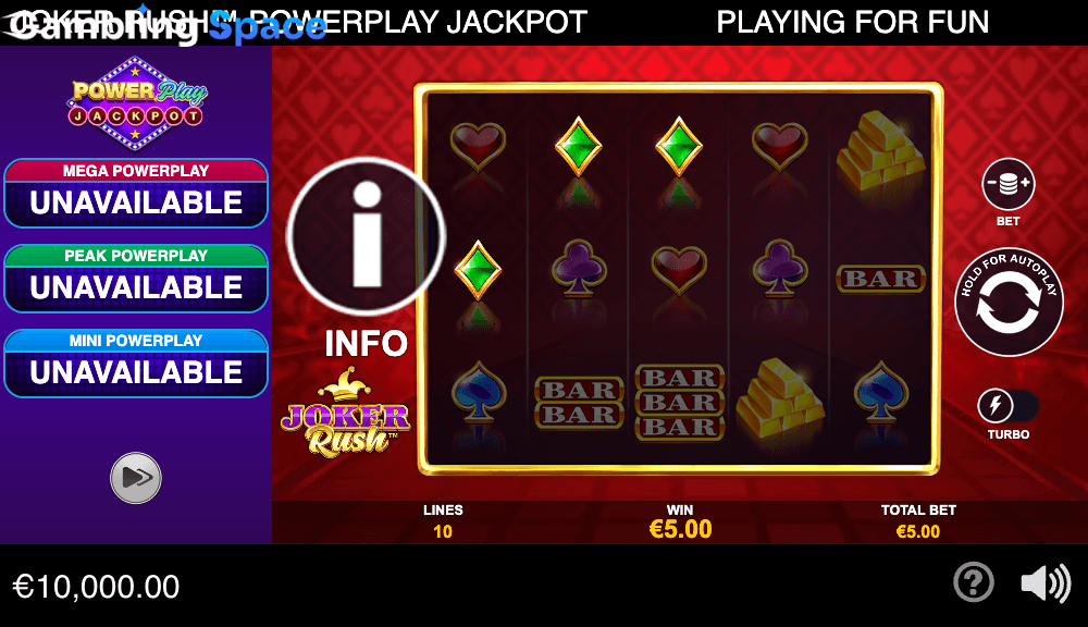 Joker Rush PowerPlay Jackpot – Screenshot 4