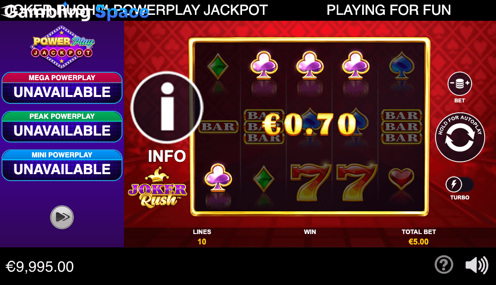 Joker Rush PowerPlay Jackpot – Screenshot 5