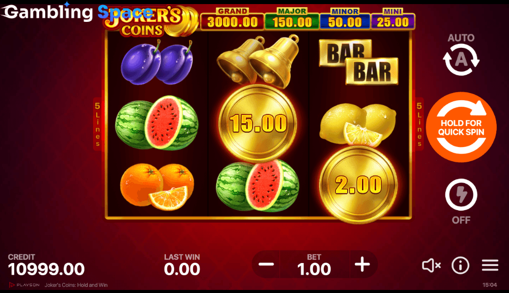 Joker's Coins: Hold and Win – Screenshot 3