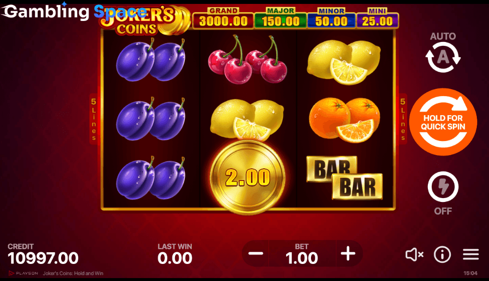 Joker's Coins: Hold and Win – Screenshot 5