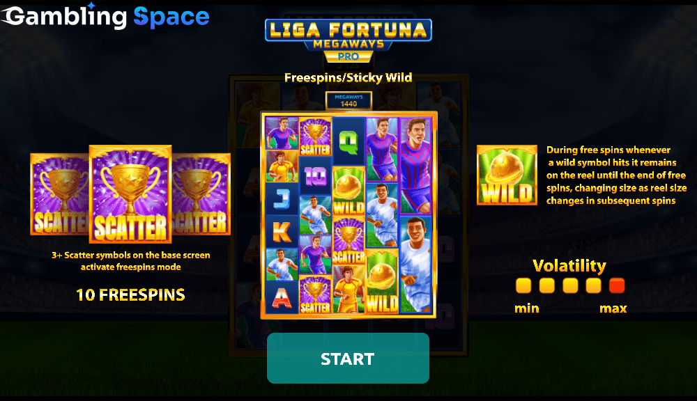 Liga Fortuna Megaways Pro – Screenshot 1