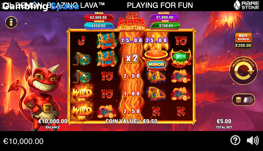 Lil' Demon Blazing Lava – Screenshot 2