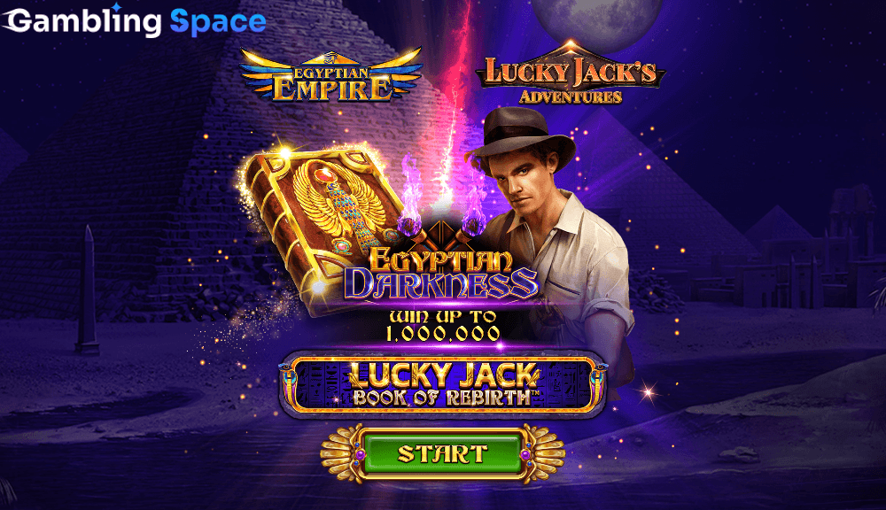 Lucky Jack Book of Rebirth Egyptian Darkness – Screenshot 1