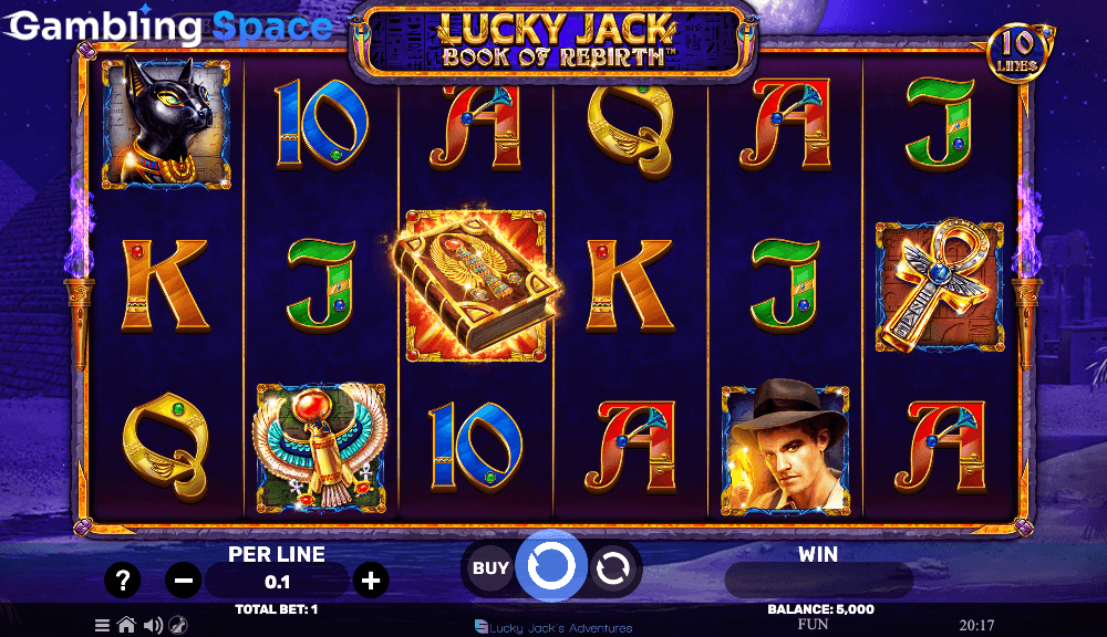 Lucky Jack Book of Rebirth Egyptian Darkness – Screenshot 2