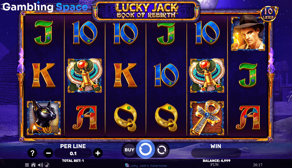 Lucky Jack Book of Rebirth Egyptian Darkness – Screenshot 3