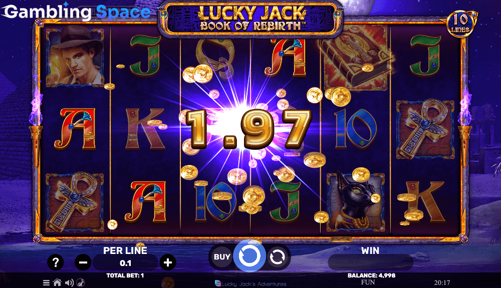 Lucky Jack Book of Rebirth Egyptian Darkness – Screenshot 4