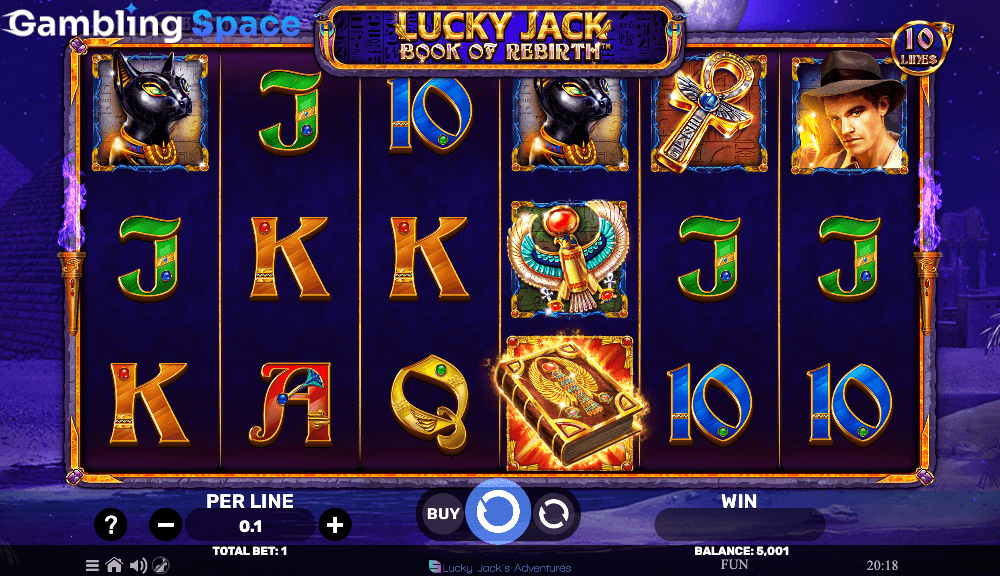 Lucky Jack Book of Rebirth Egyptian Darkness – Screenshot 5
