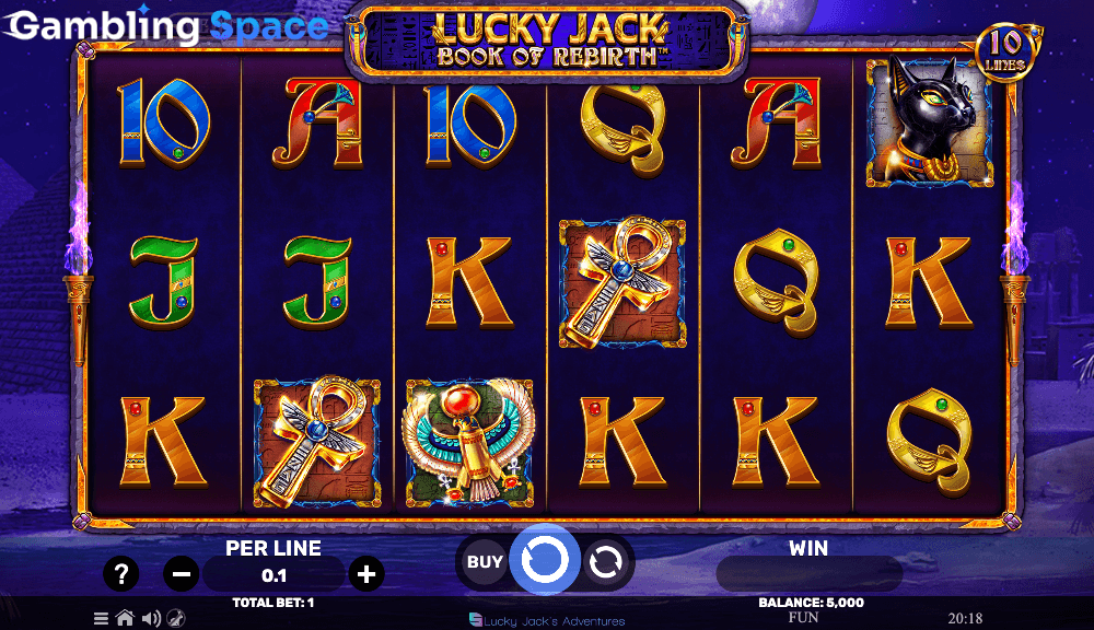 Lucky Jack Book of Rebirth Egyptian Darkness – Screenshot 6