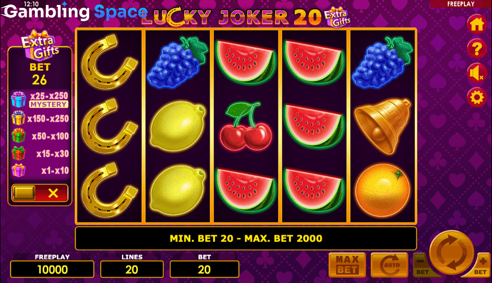 Lucky Joker 20 Extra Gifts – Screenshot 2