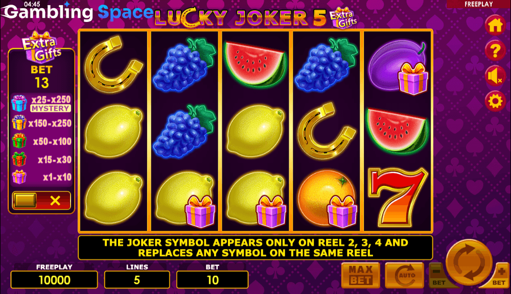 Lucky Joker 5 Extra Gifts – Screenshot 2