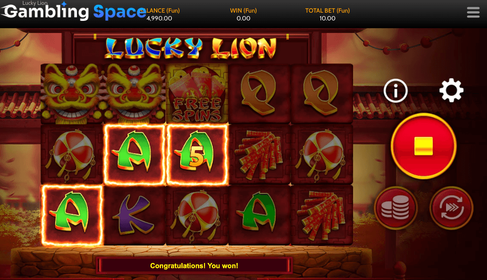 Lucky Lion – Screenshot 3