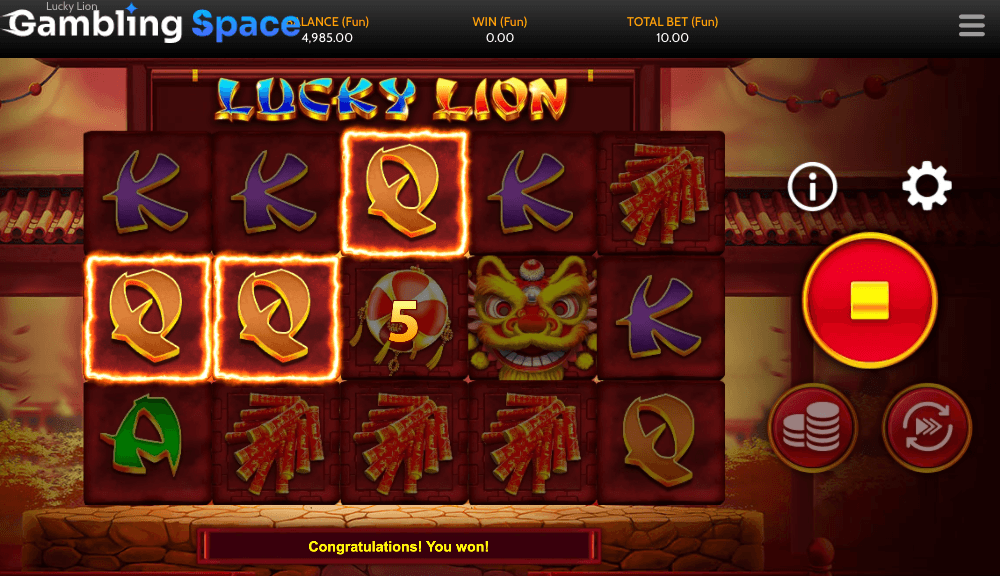 Lucky Lion – Screenshot 5