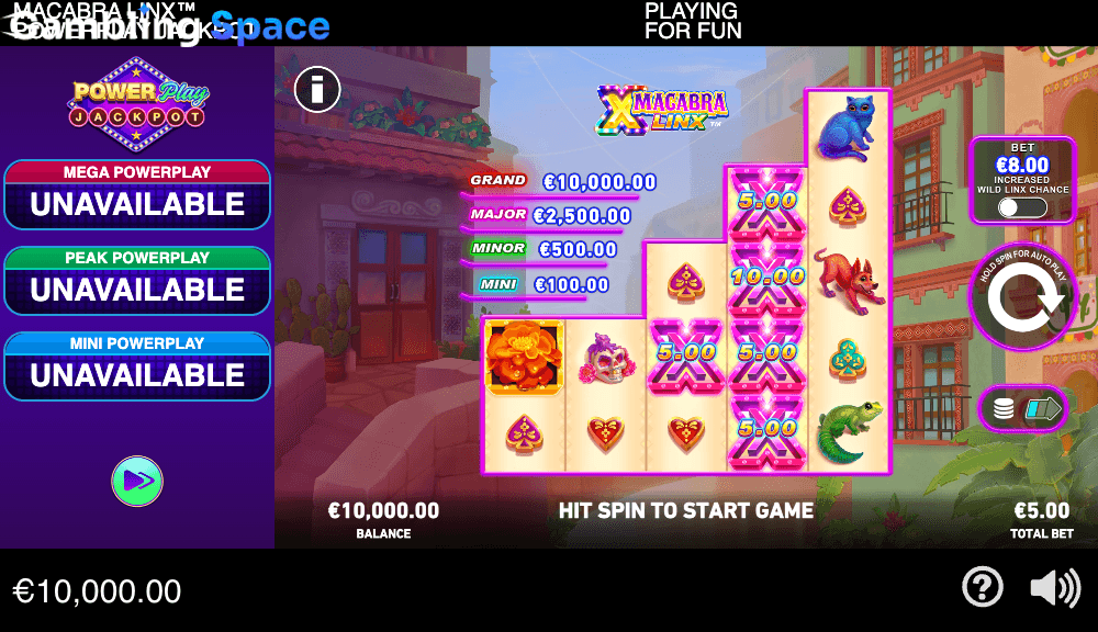 Macabra Linx PowerPlay Jackpot – Screenshot 2
