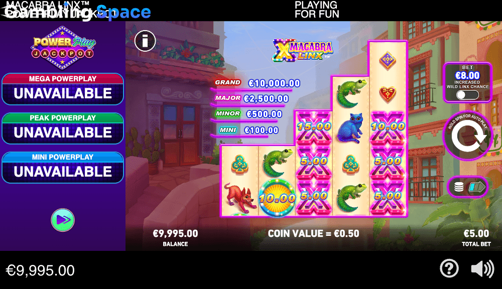 Macabra Linx PowerPlay Jackpot – Screenshot 3