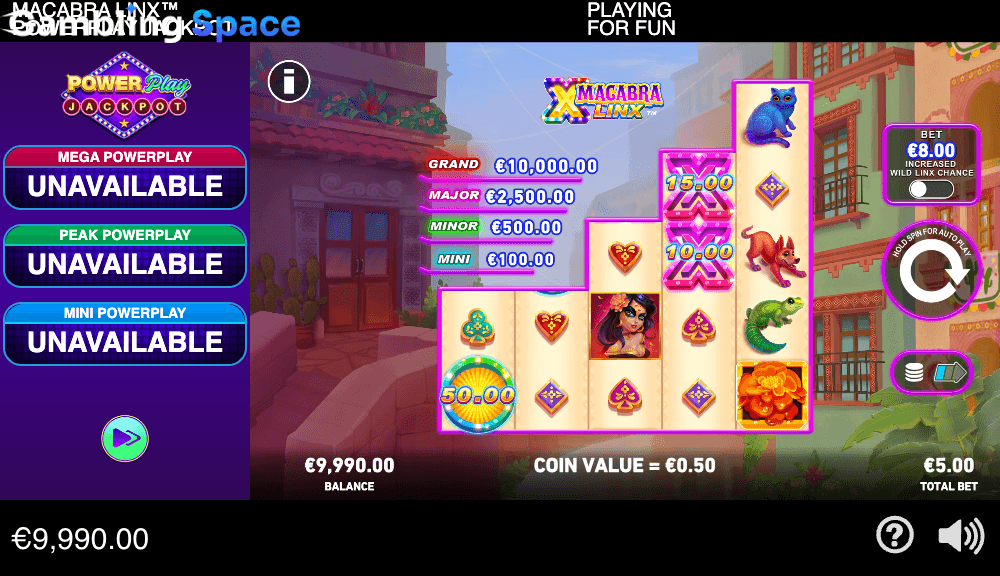 Macabra Linx PowerPlay Jackpot – Screenshot 4