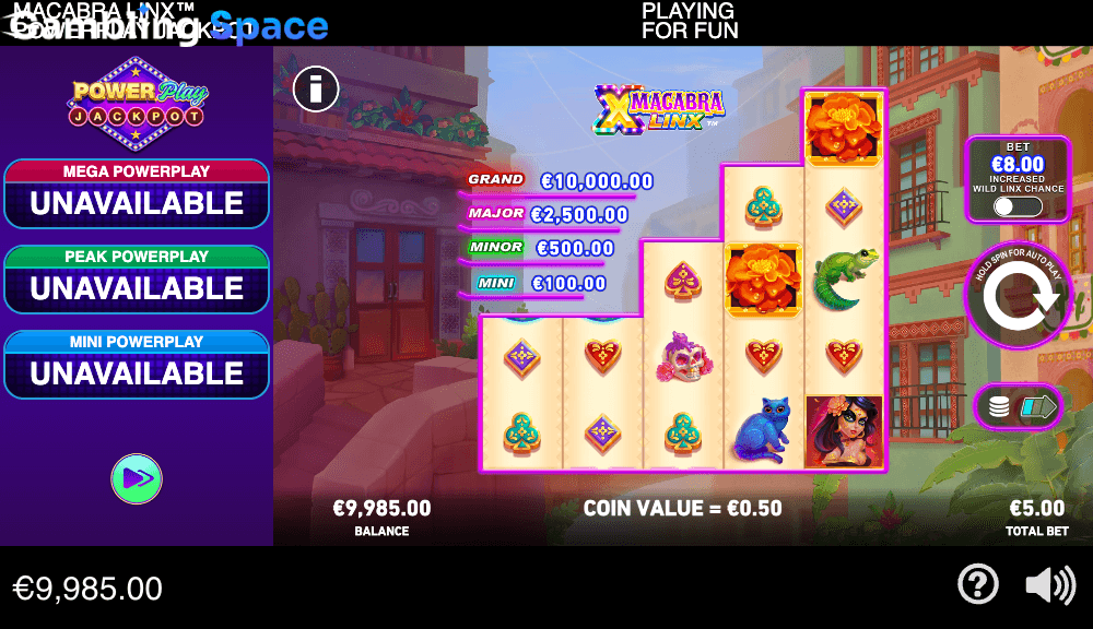 Macabra Linx PowerPlay Jackpot – Screenshot 5