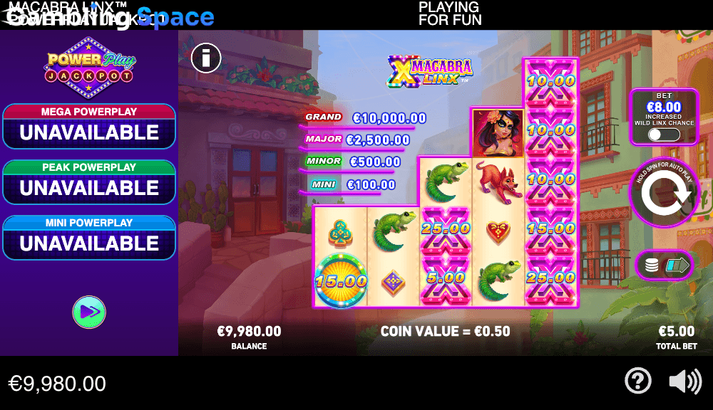 Macabra Linx PowerPlay Jackpot – Screenshot 6