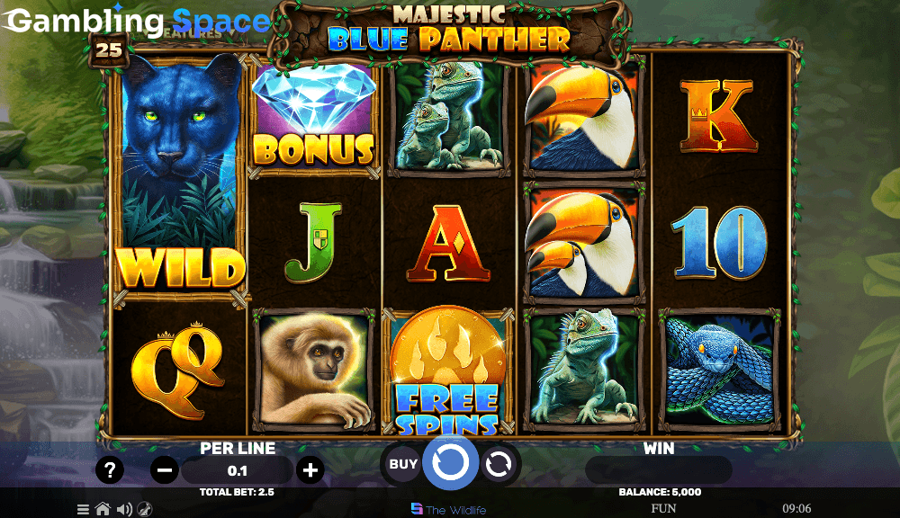 Majestic Blue Panther – Screenshot 2