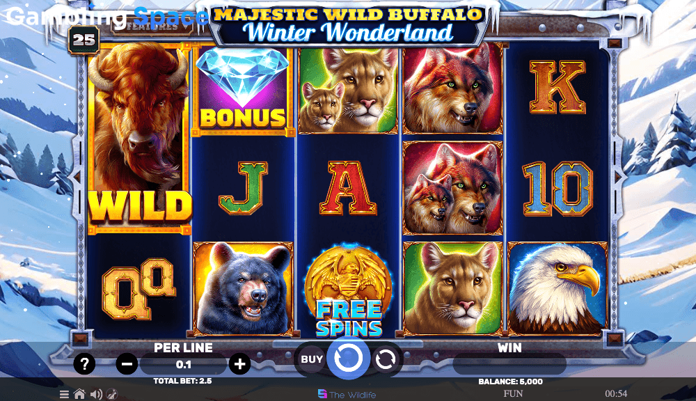 Majestic Wild Buffalo - Winter Wonderland – Screenshot 2