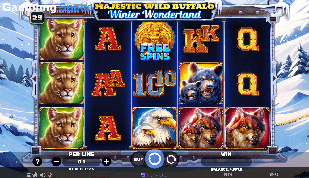 Majestic Wild Buffalo - Winter Wonderland – Screenshot 3