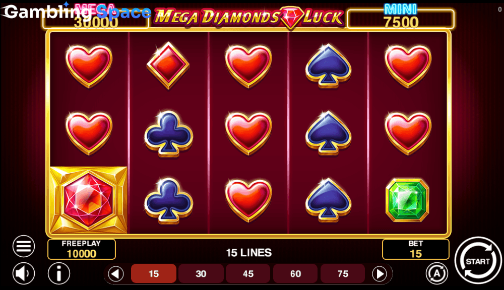 Mega Diamonds Luck – Screenshot 2