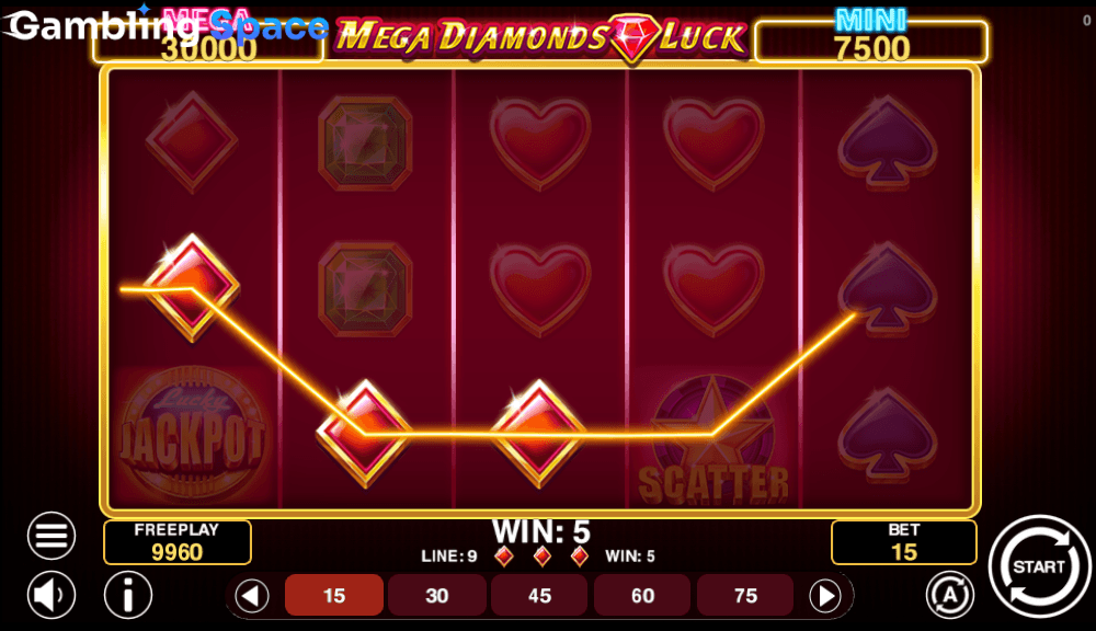 Mega Diamonds Luck – Screenshot 5