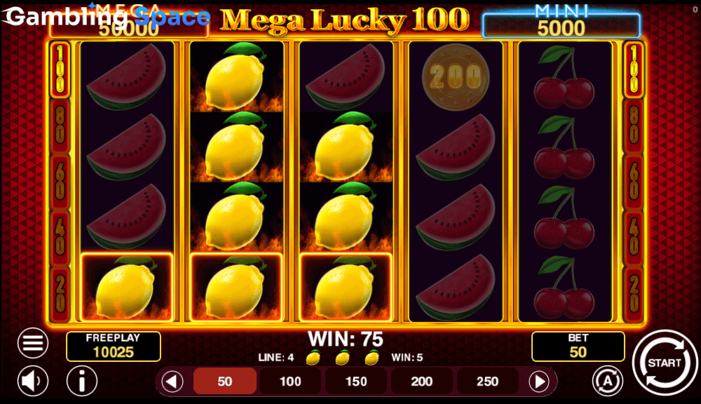 Mega Lucky 100 – Screenshot 3