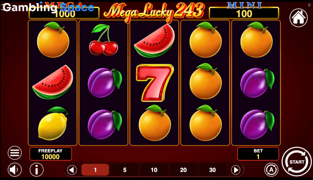 Mega Lucky 243 – Screenshot 2
