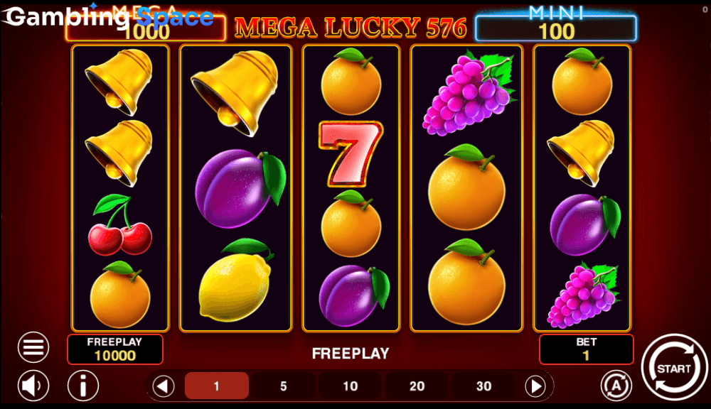 Mega Lucky 576 – Screenshot 2