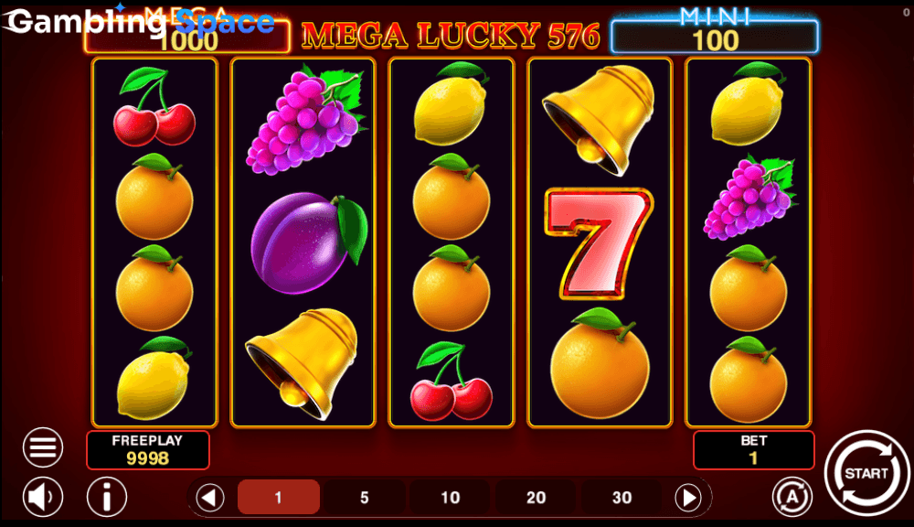 Mega Lucky 576 – Screenshot 4