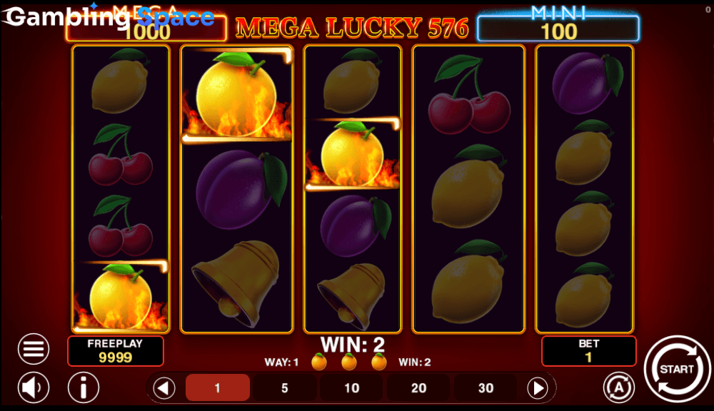 Mega Lucky 576 – Screenshot 5