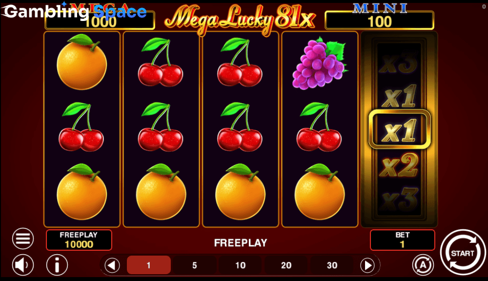 Mega Lucky 81x – Screenshot 2