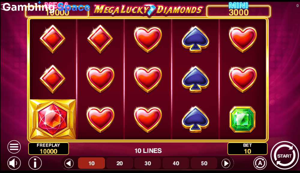 Mega Lucky Diamonds – Screenshot 2