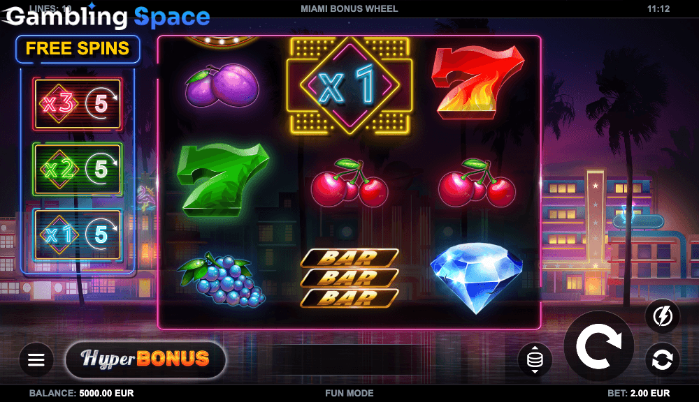 Miami Bonus Wheel – Screenshot 2