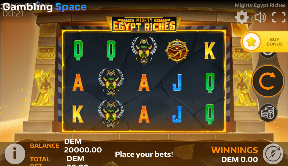 Mighty Egypt Riches – Screenshot 1