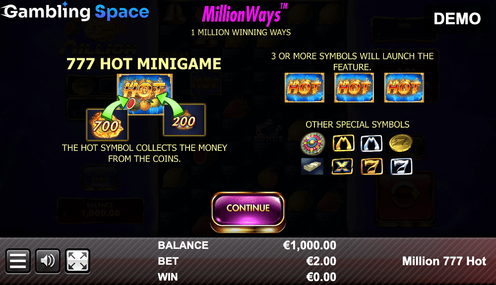 Million 777 Hot – Screenshot 1
