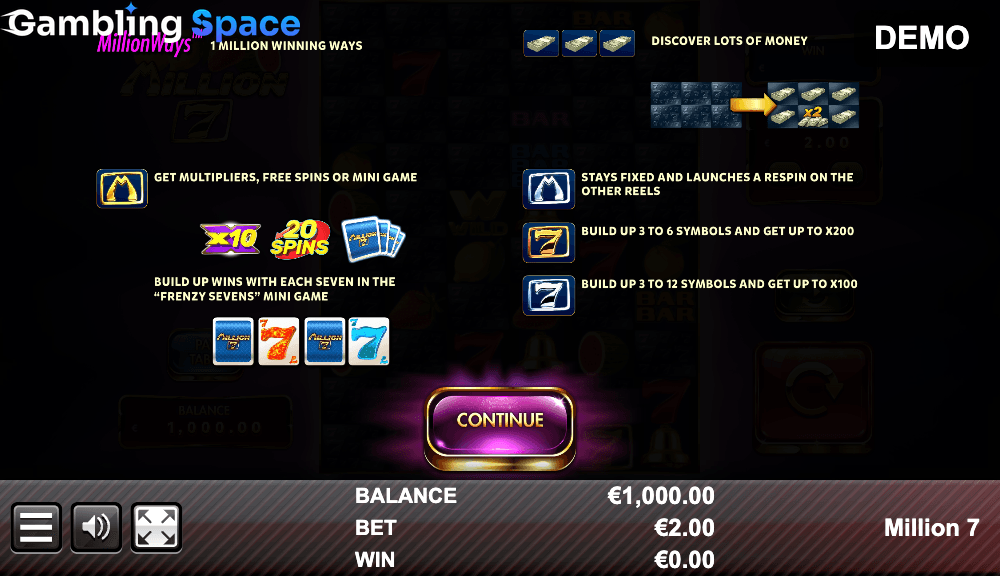 Million 7 – Screenshot 1