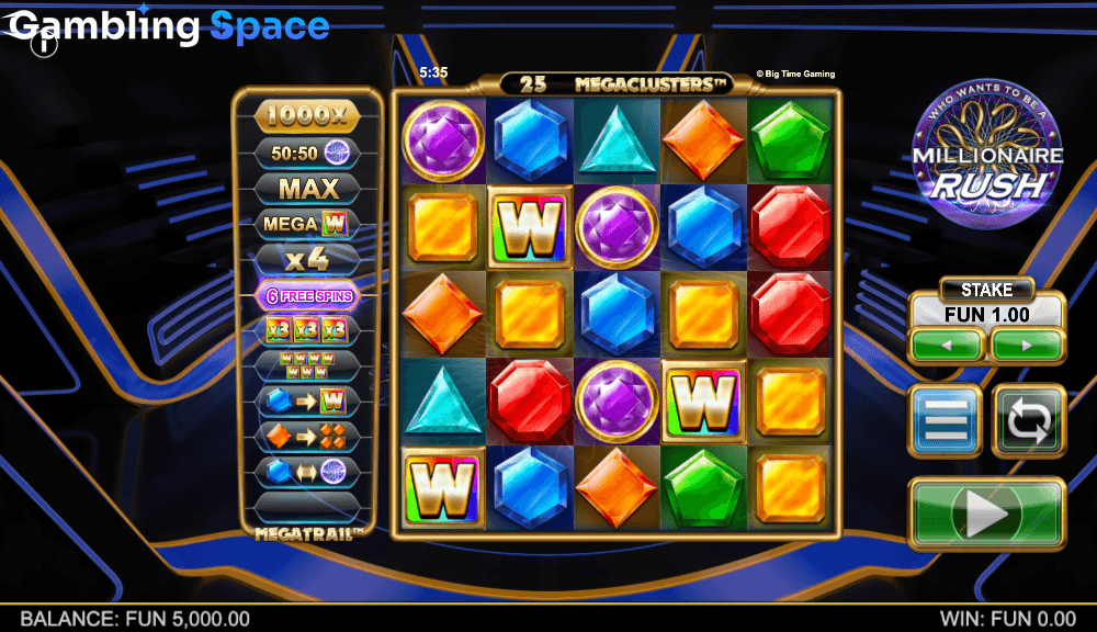 Millionaire Rush Megaclusters – Screenshot 2
