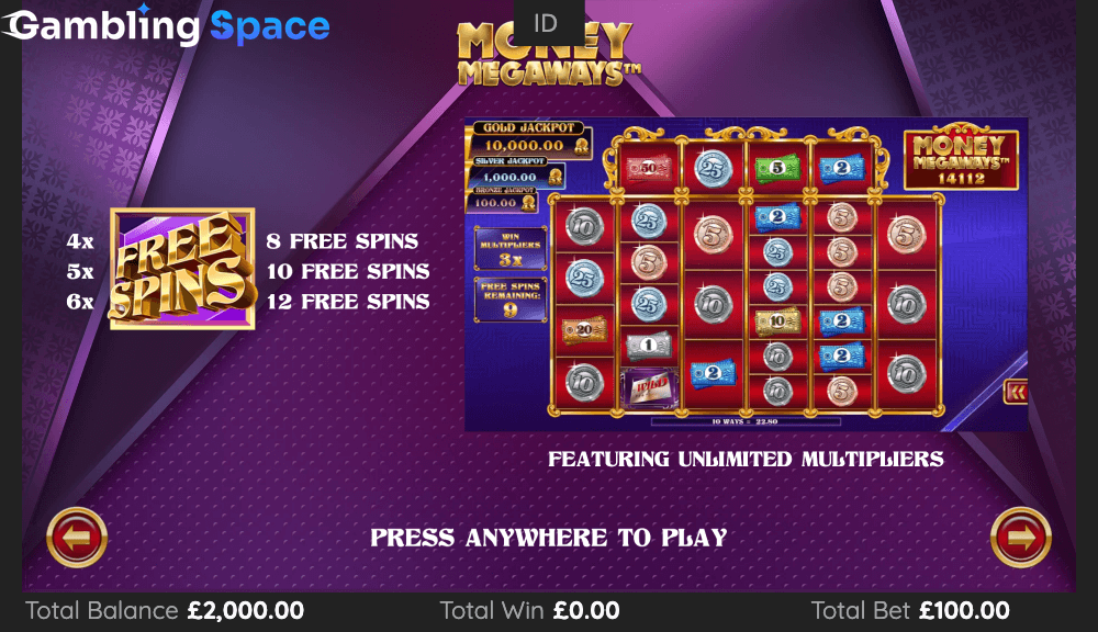 Money Megaways – Screenshot 1