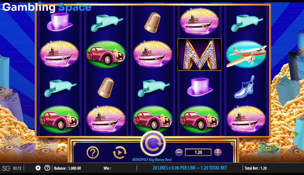 Monopoly Big Money Reel – Screenshot 1